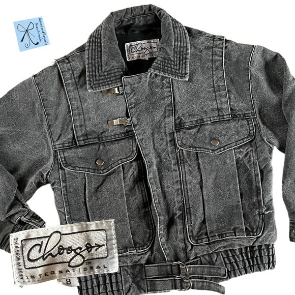 Choogo International Denim Jean Jacket Kids Sz 8